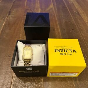 Invicta Two-Tone Rectangular Watch Invicta 69282 women’s Watch